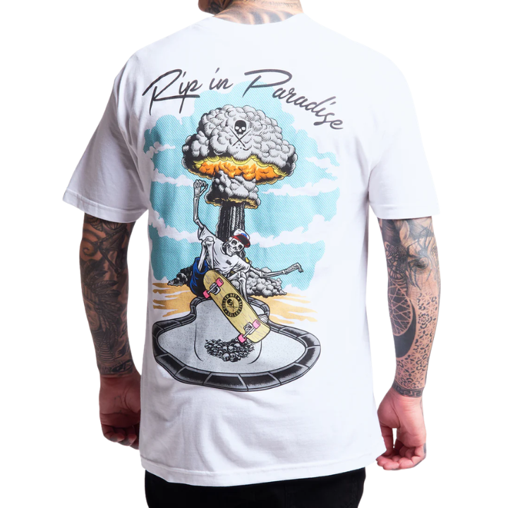 S/S RIP IN PARADISE - WHT